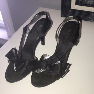 Blake Scott black heels 6.5 - worn once- like NEW